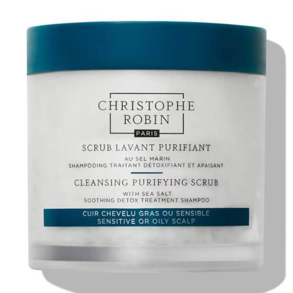 Christophe Robin Cleansing Purifying Scrub Shampoo with Sea Salt